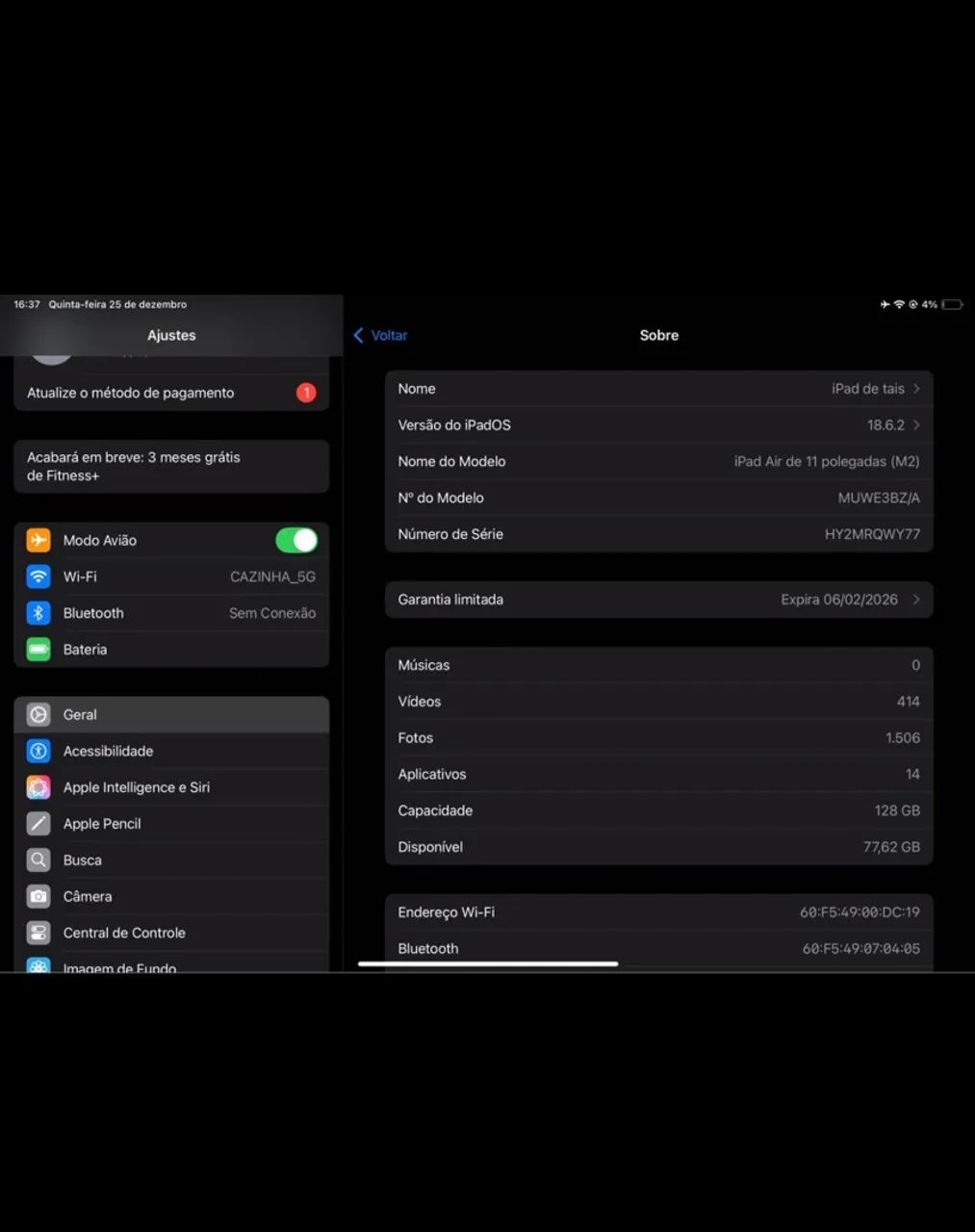IPAD AIR 6ª geração - Foto 5