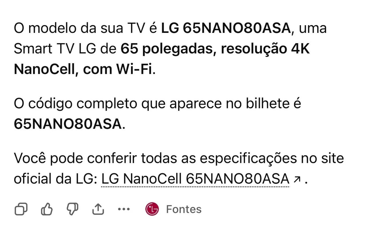 Tv lg 65 polegadas nanocell - Foto 5