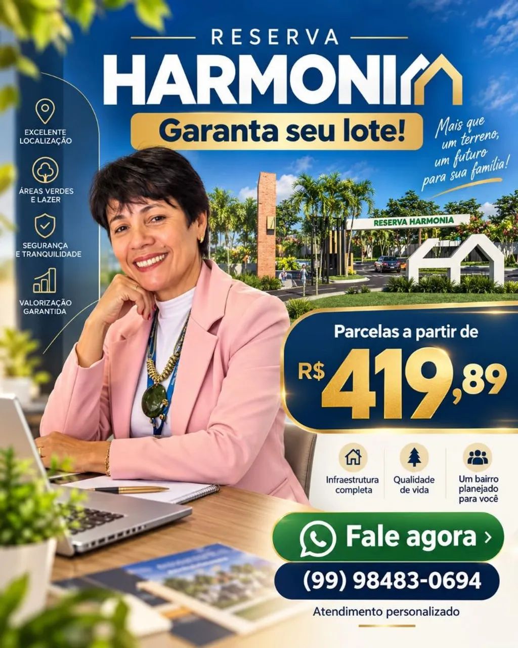 Loteamento Reserva Harmonia - Foto 5