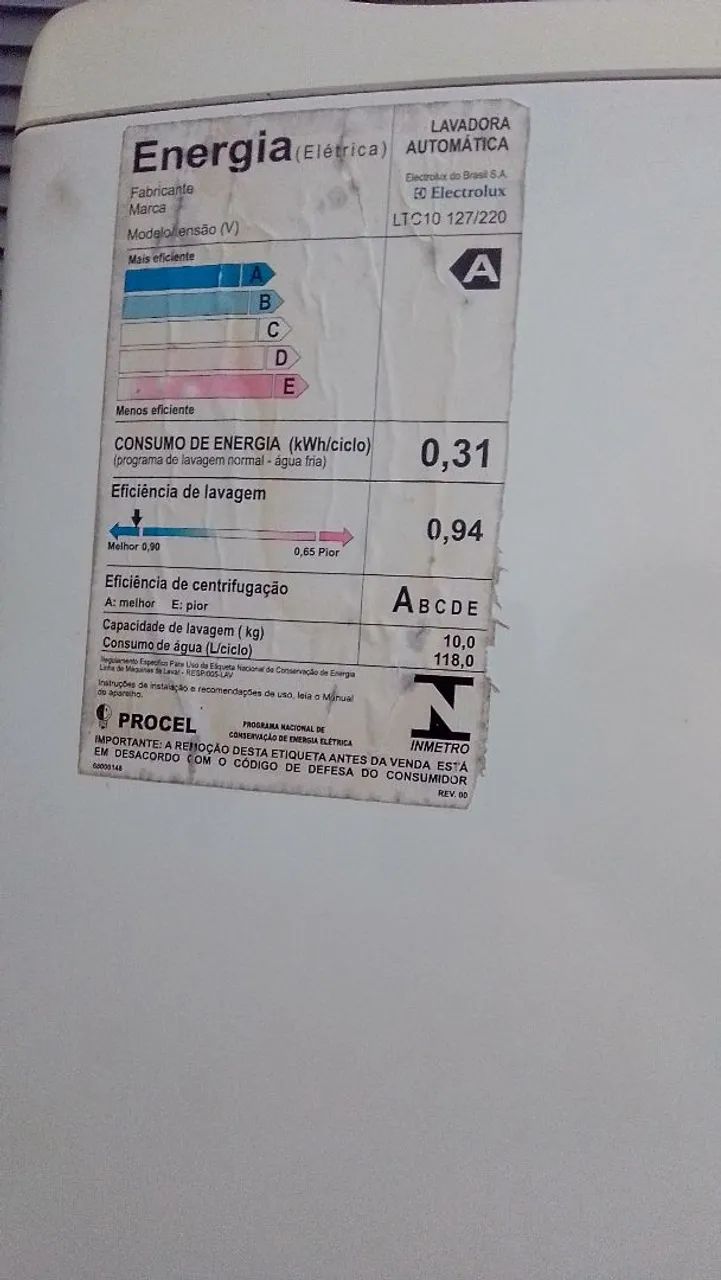 Máquina Eletrolux 10k - Foto 3