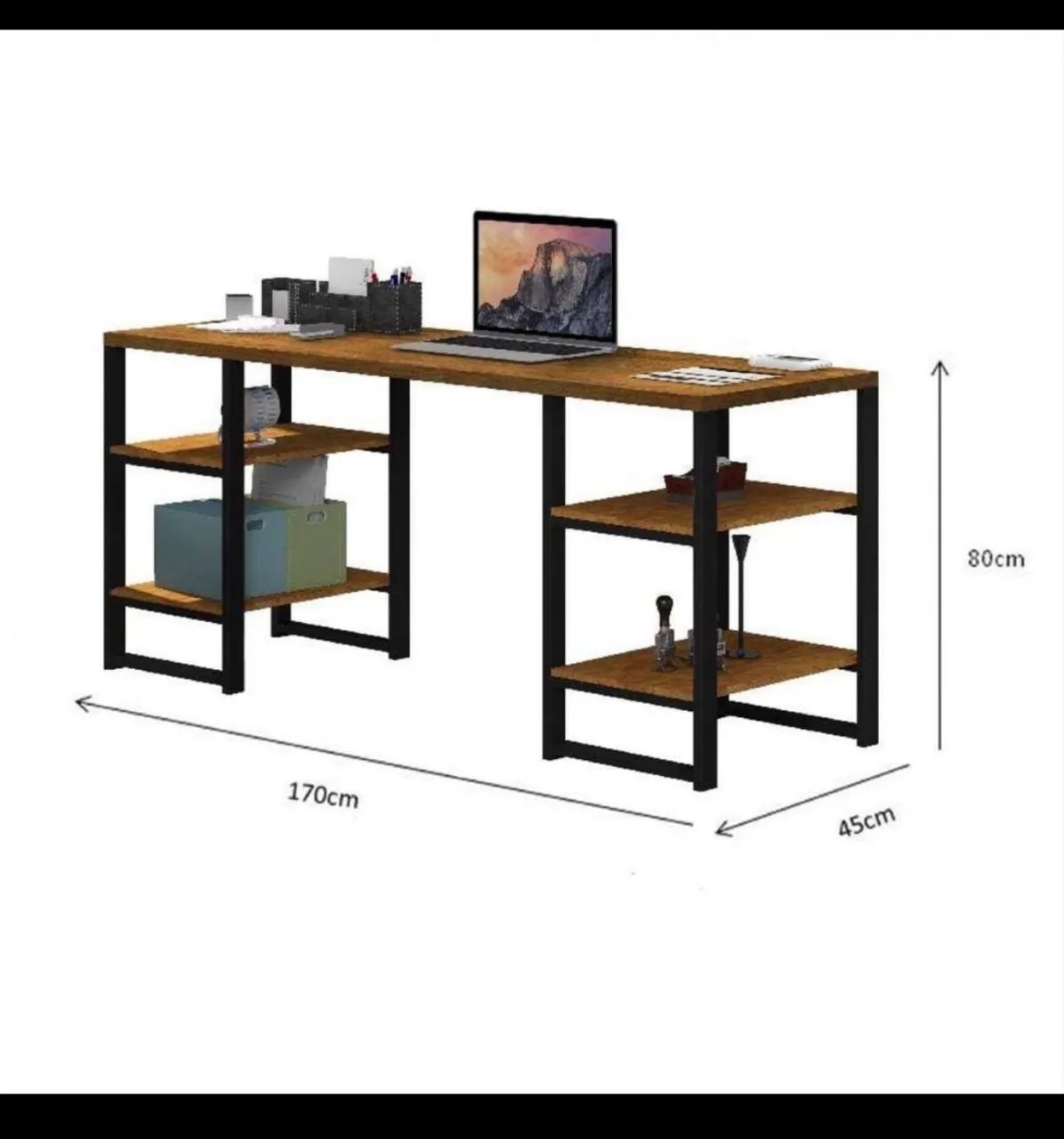 Escrivaninha 4 Prateleiras - Foto 2