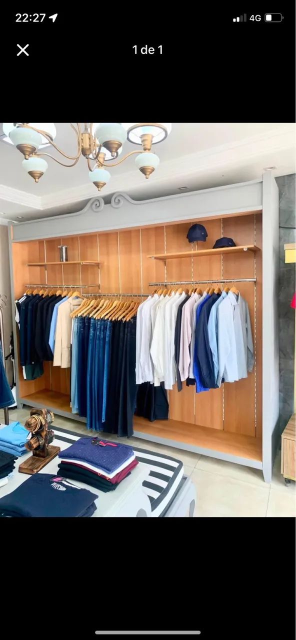 Kit completo de móveis para loja de roupa boutique  - Foto 5