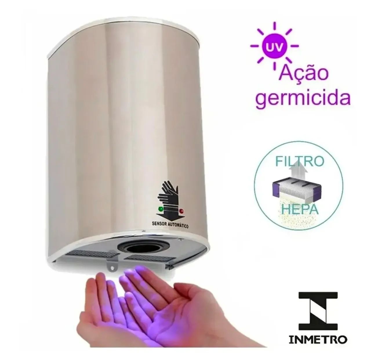 Secador de Mãos automático ECO-1800 Dakmark - Foto 2