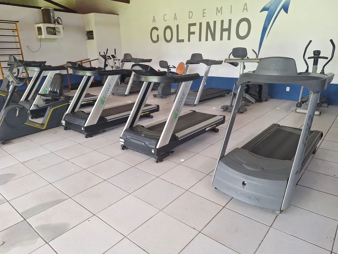 Academia, parte de ergonometria!!
