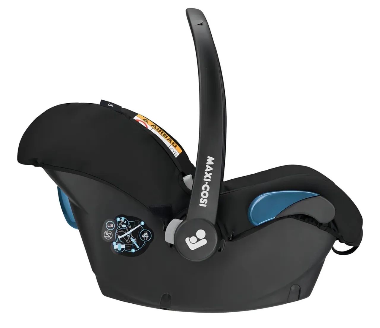 Bebê Conforto Citi 2 Essential Black com Base Maxi Cosi