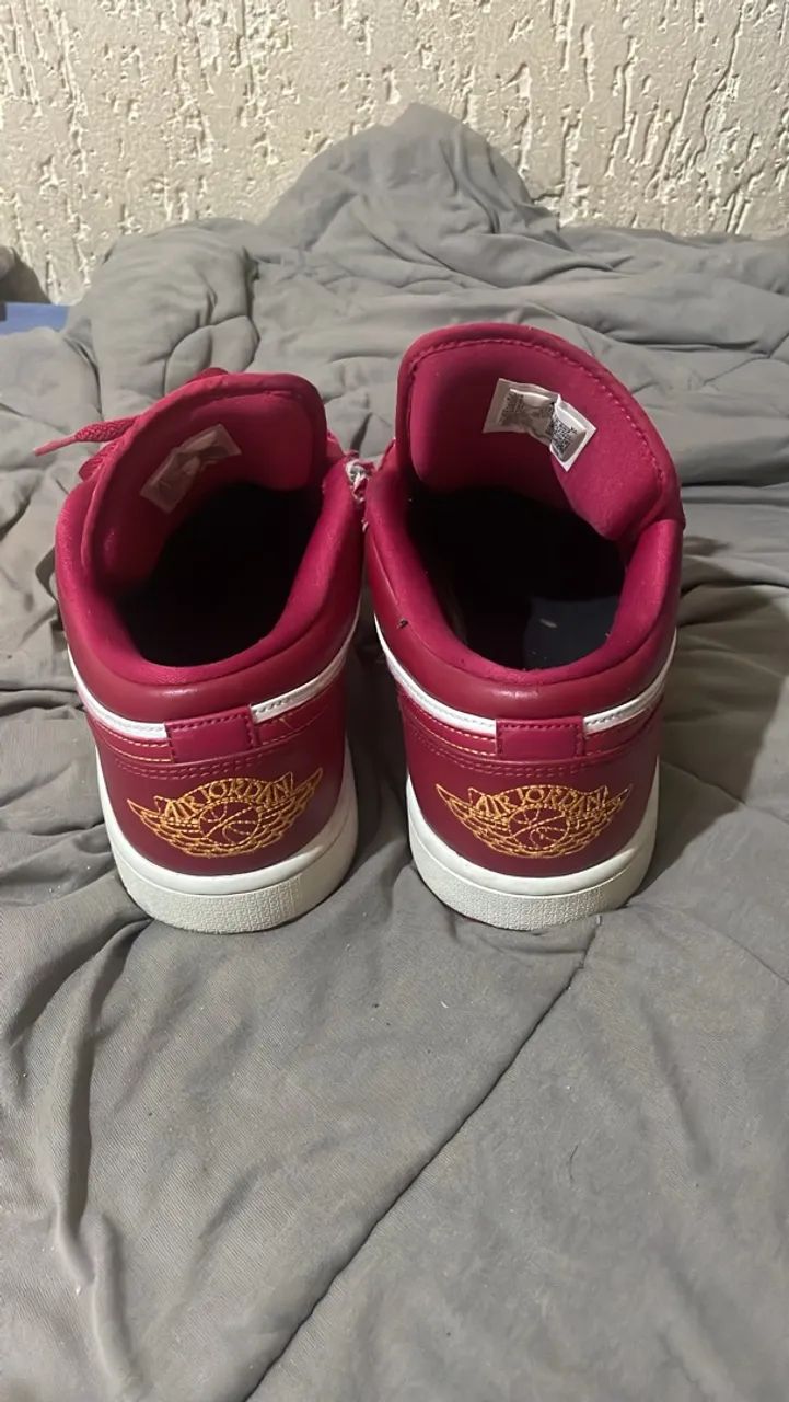 Jordan 1 low vermelho  - Foto 3