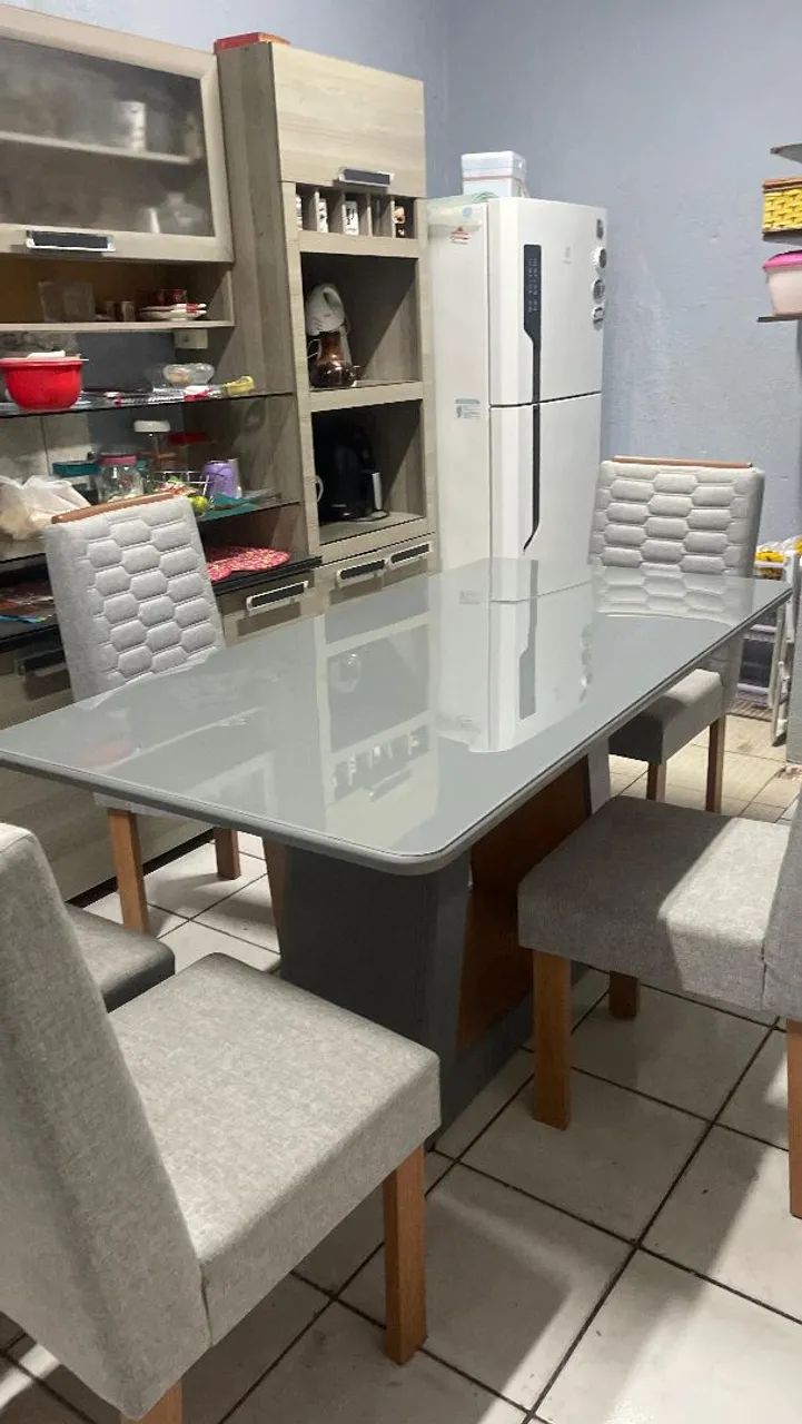 MESA COM 6 CADEIRA  - Foto 5