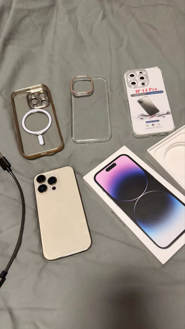 iPhone 14 Pro Titanium 256g impecável  - Foto 3