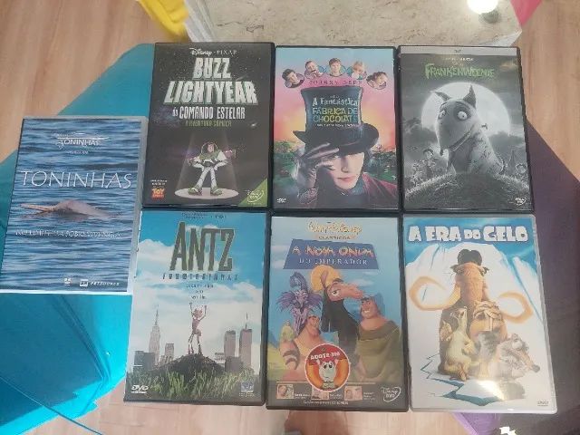 Combo com 10 DVDs - Categoria Infantil