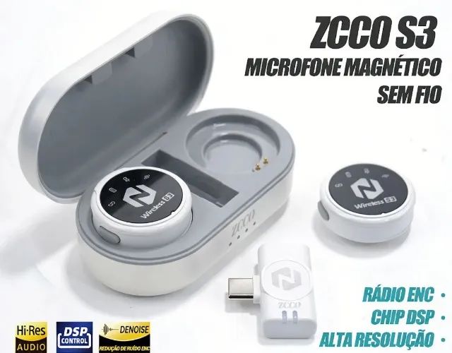 Microfone de Lapela Zcco 