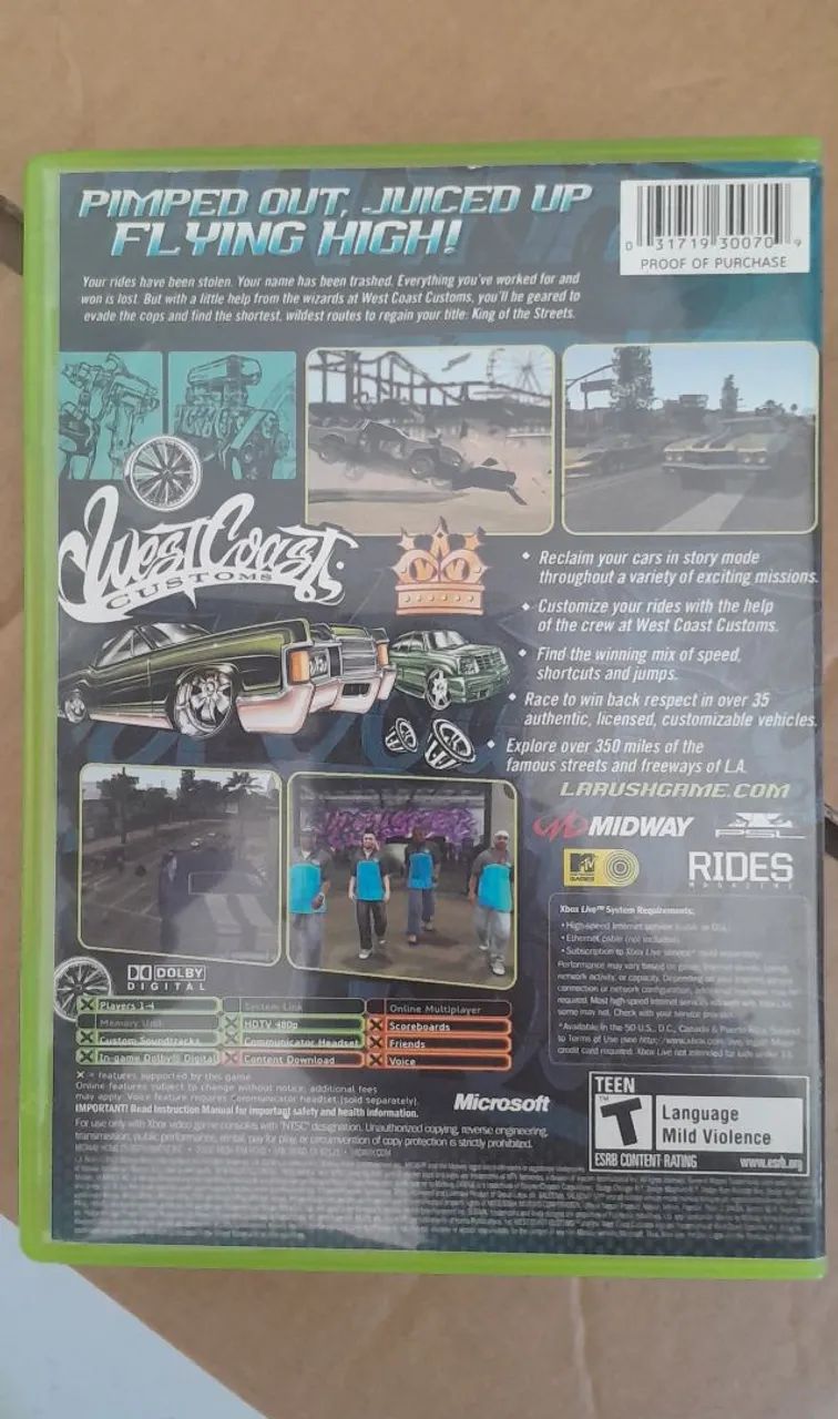 L.A. RUSH HOLLYWOOD - XBOX - Foto 3