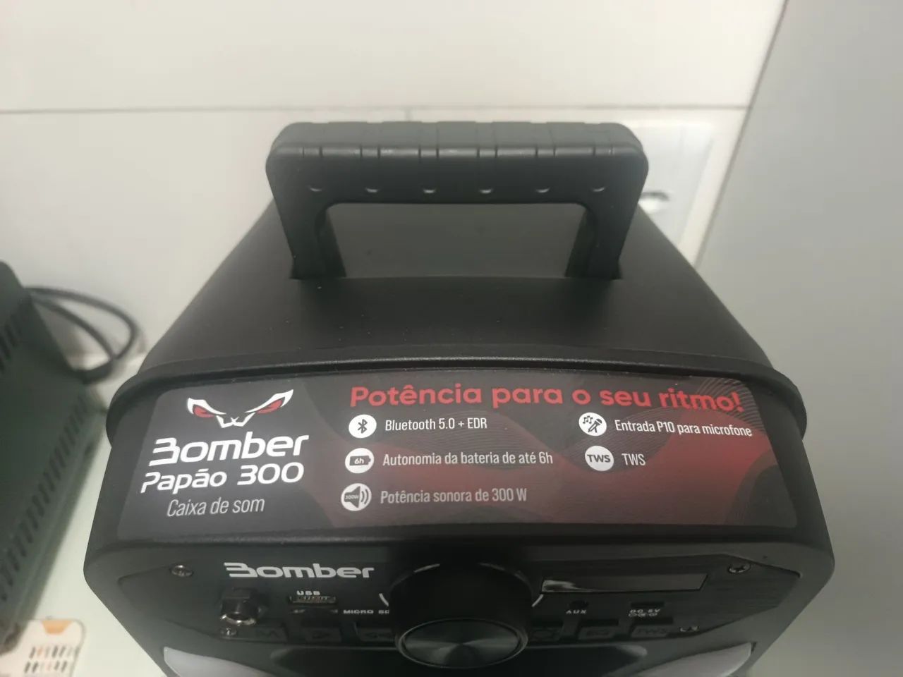 Caixa Bomber Papão 300 e Microfone XCMI01 - Foto 4