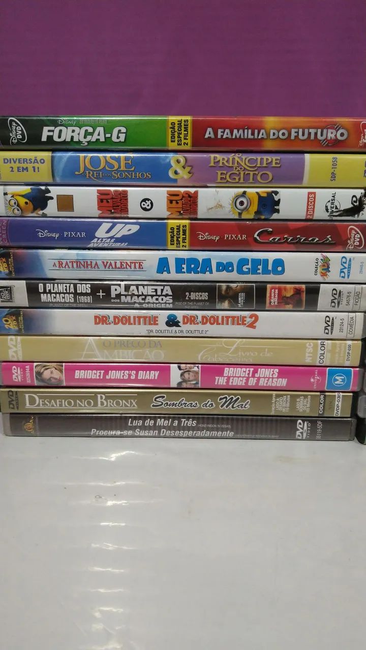 Dvds com 2 e 3 filmes originais. - Foto 2
