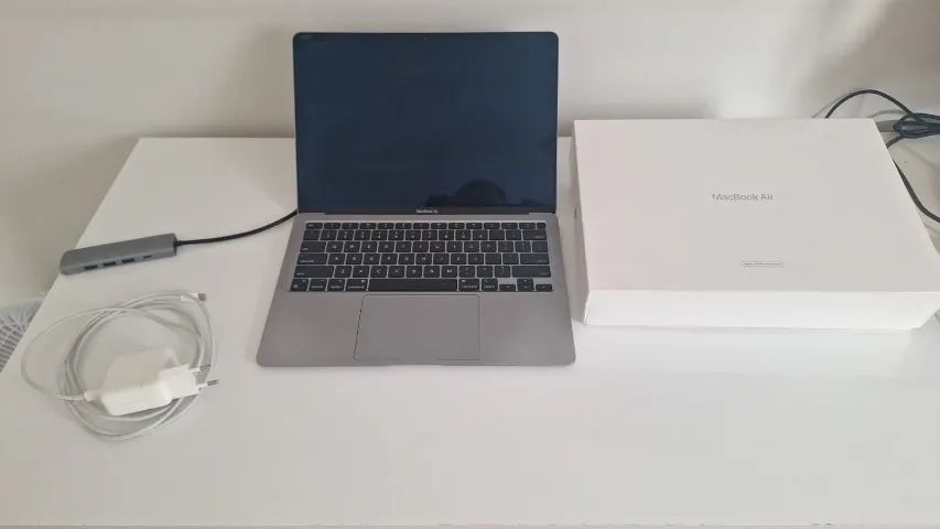 MacBook Air M1 2020 8GB 256GB ? 234 Ciclos ? Caixa + Hub USB-C