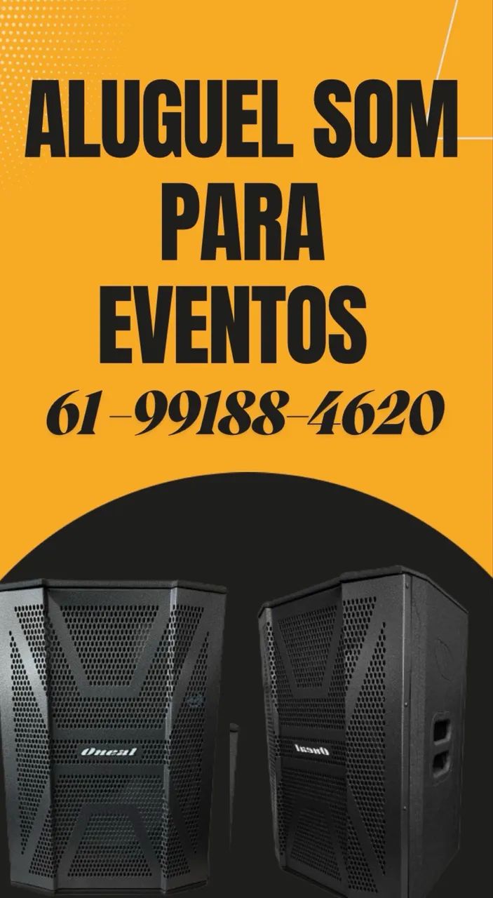 Caixa de Som para Eventos 