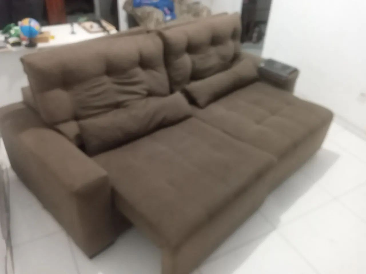 Sofá retrátil 3 lugares  - Foto 2