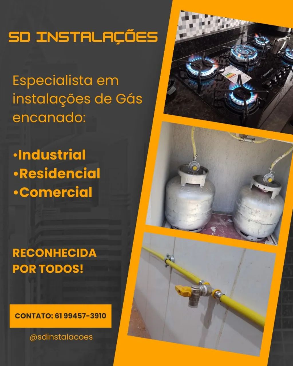 SERVIÇOS E MANUTENÇÕES EM REDE GLP