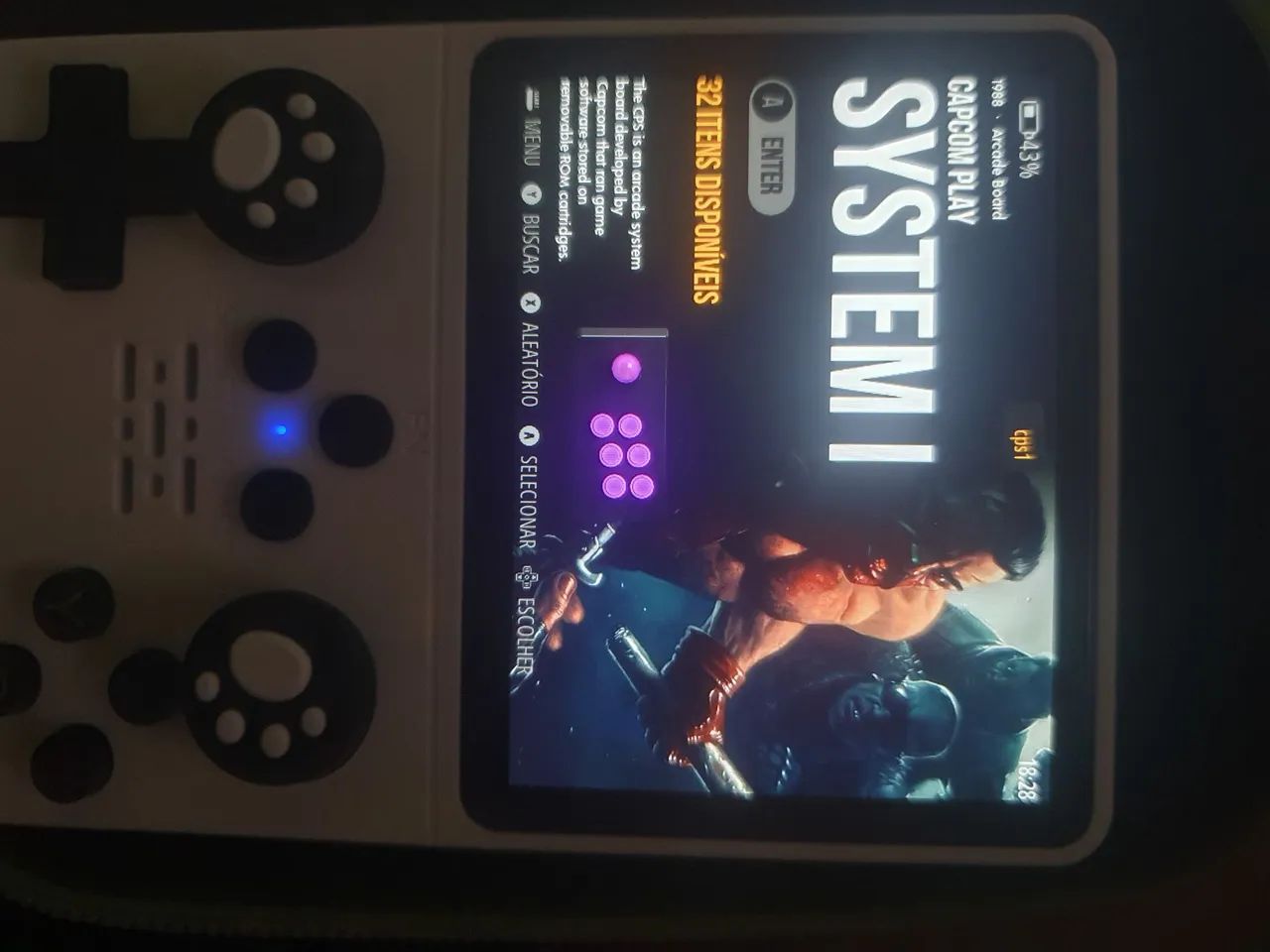 R35s vídeo game portátil mais de 10mil jogos - Foto 2
