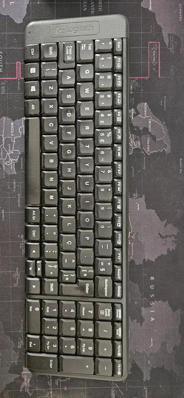 Teclado e mouse logitech