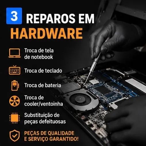 Assistência Técnica em Informática | Notebooks e Computadores - Foto 3