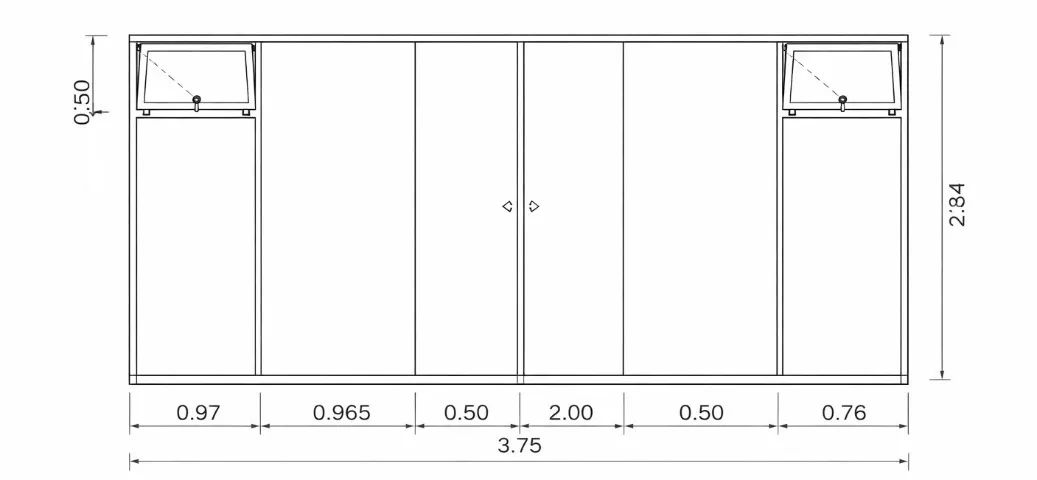Painéis de vidro temperado com película  - Foto 2