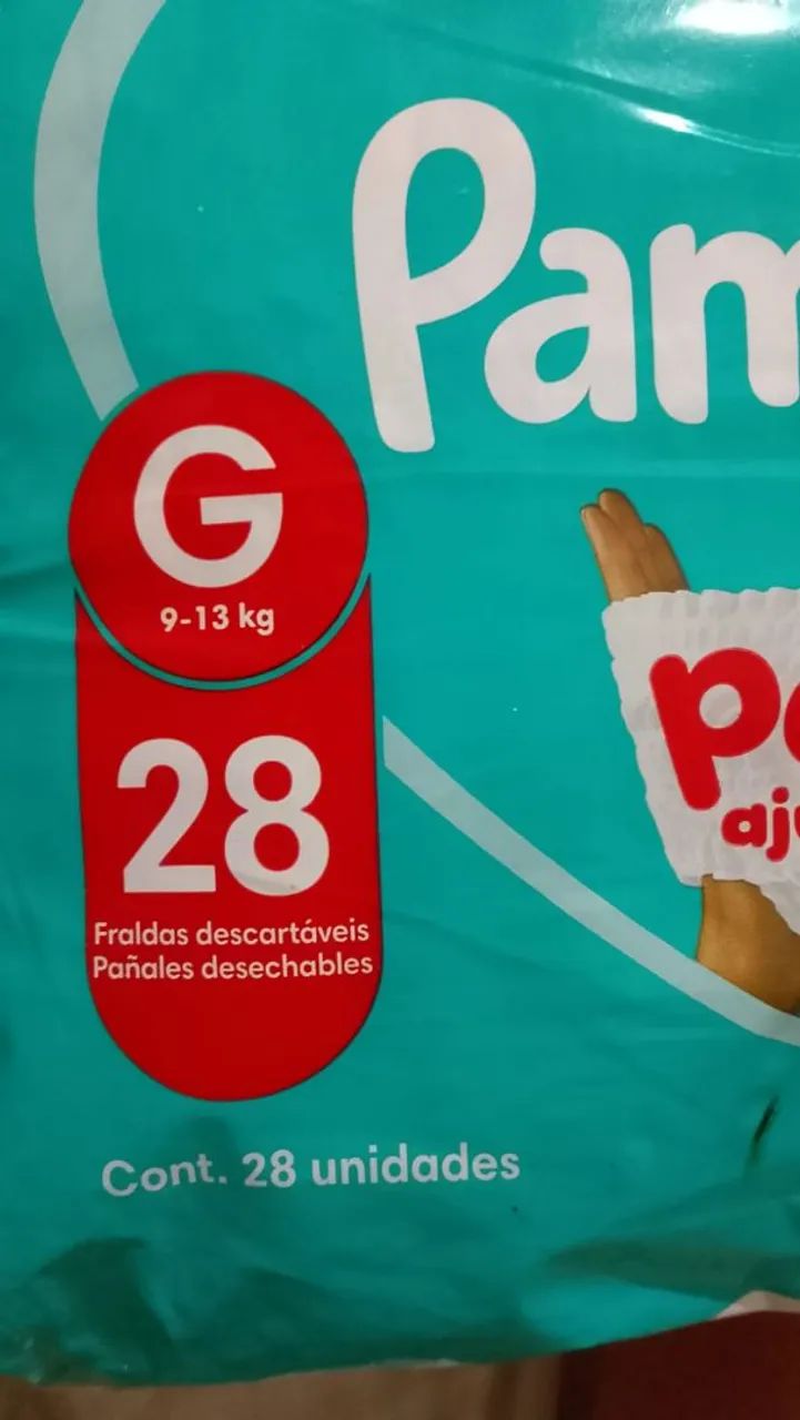 Fraldas Pampers G