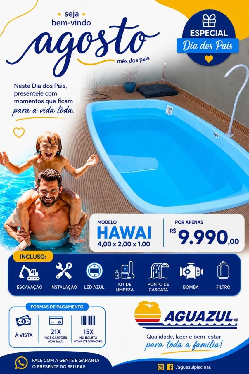 PISCINAS DE 4M, 5M e 6M