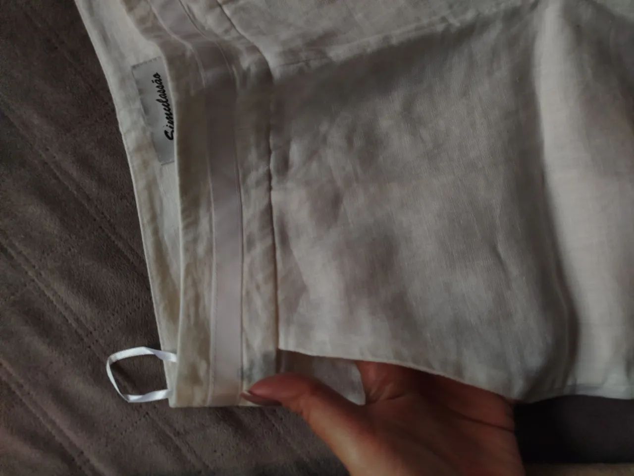 Short alfaiataria branco 36 - Foto 2