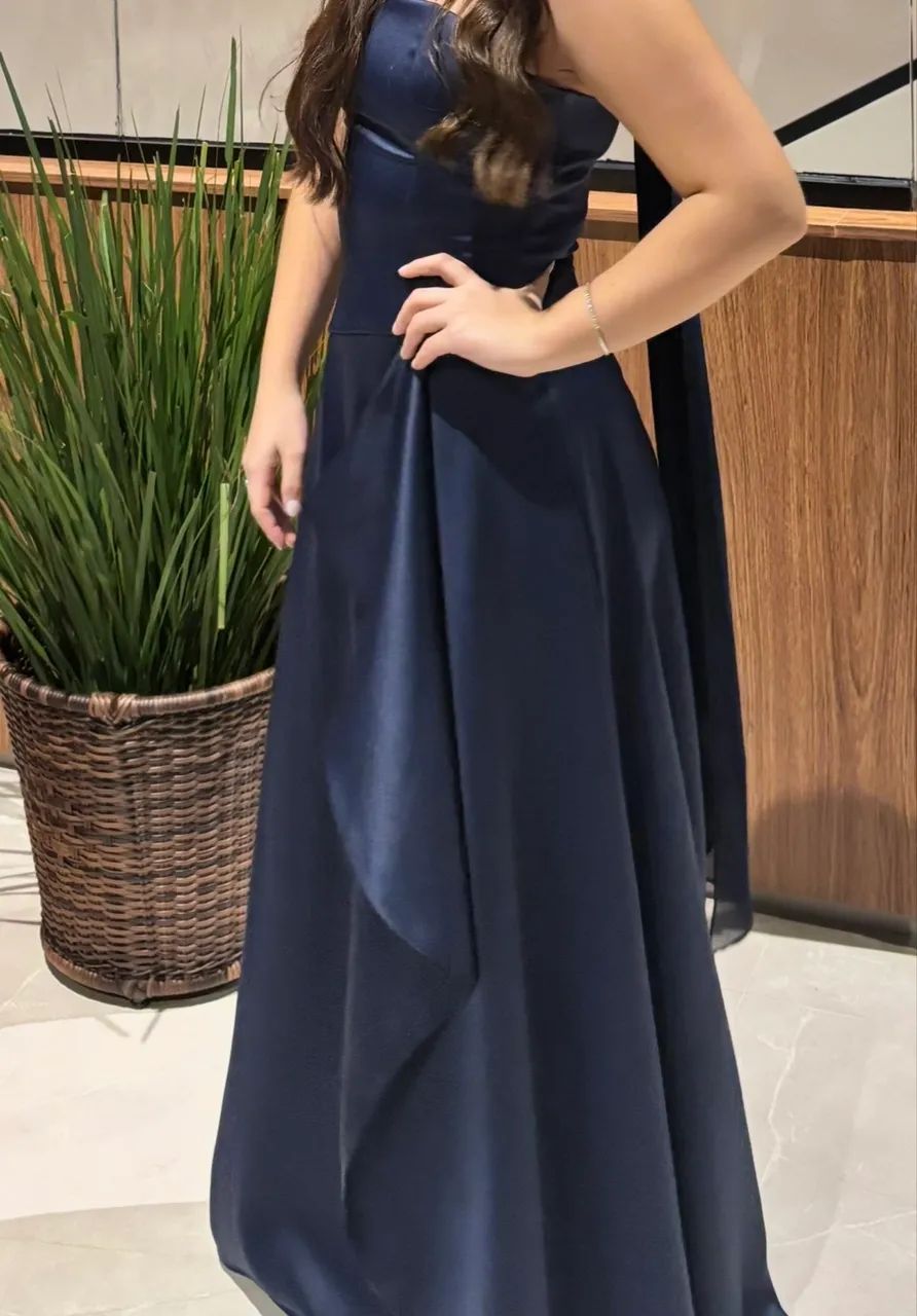 Vestido azul marinho - Foto 3