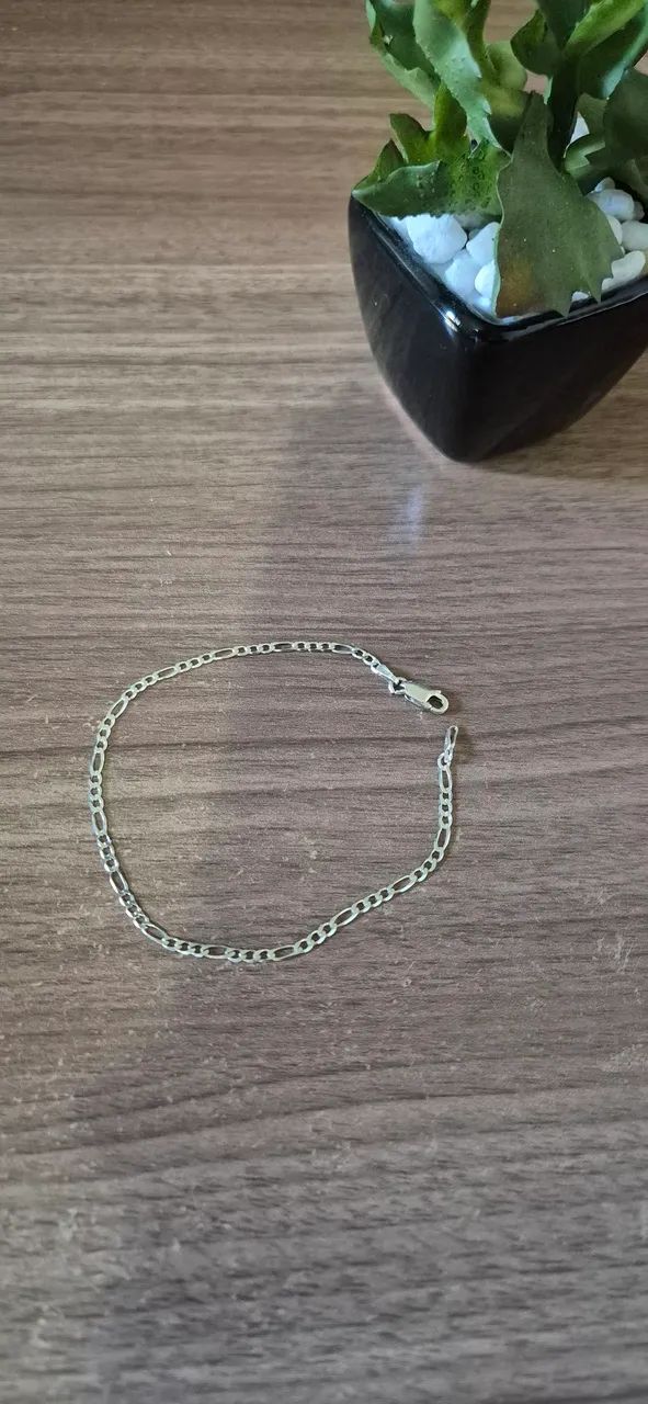 Pulseira de Prata 925 - Fígaro - 2 mm (fina)