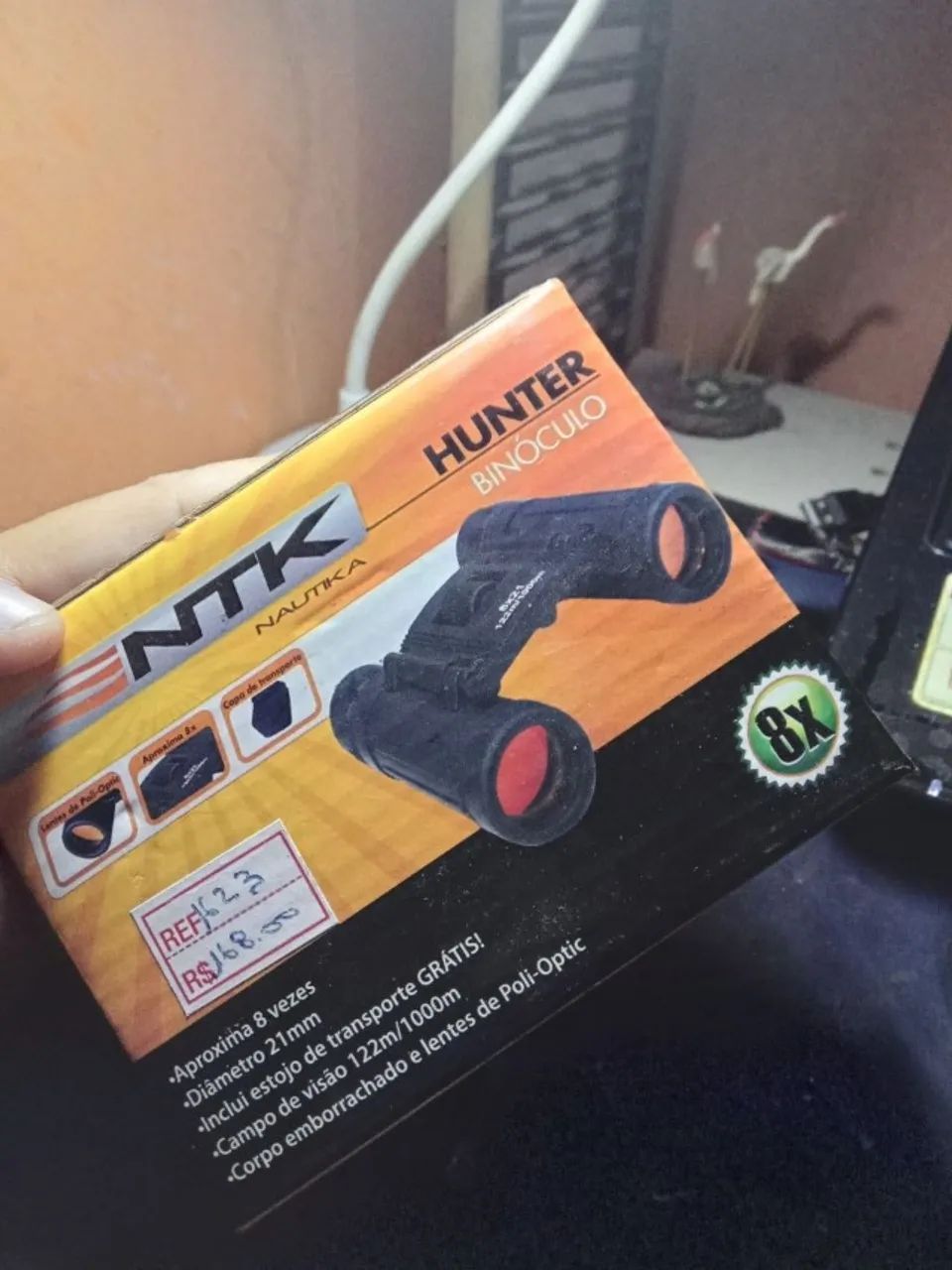 binoculo hunter 8x21mm ntk - Foto 2
