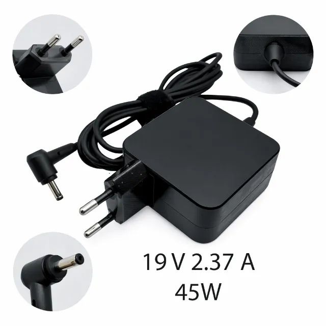 Fonte Carregador Notebook Asus 45W 19V 2.37A Pino Fino 4.0x1.35mm ZenBook UX31A Bivolt pod