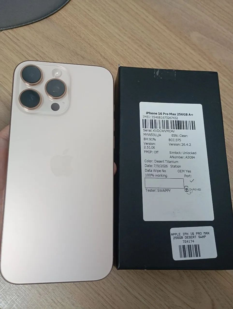 iPhone 16 Pro Max novíssimo 