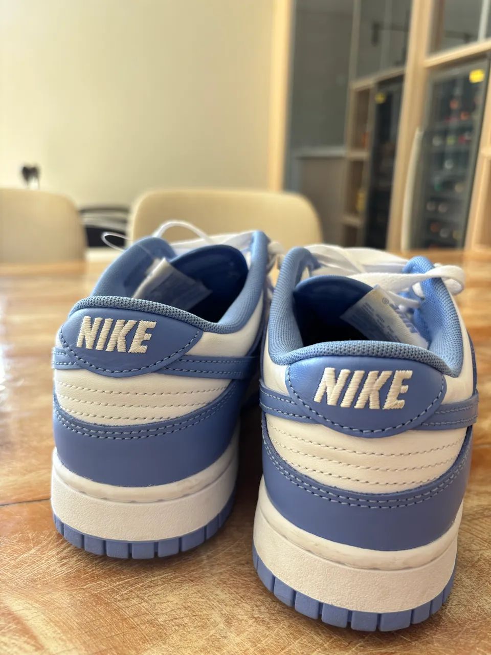 Tênis Nike dunk azul/branco original tamanho 41 - Foto 3