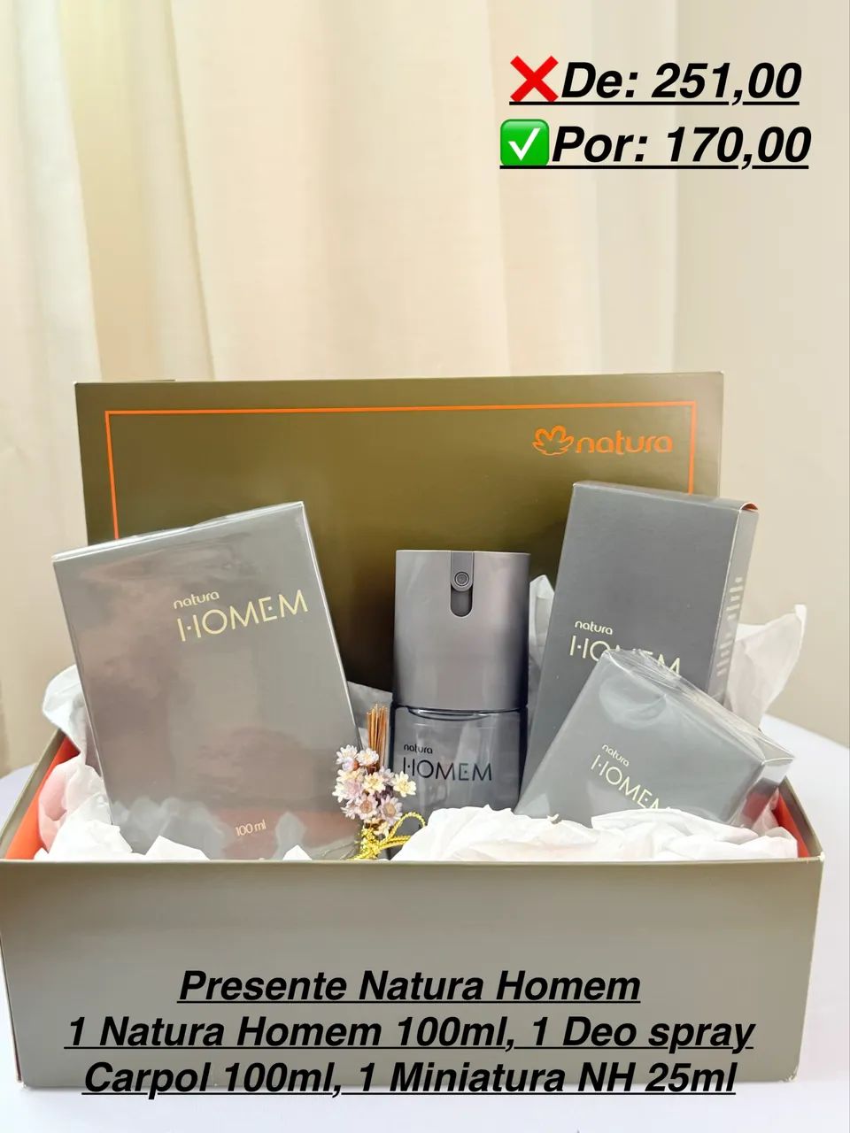Presente Natura Homem  - Foto 2