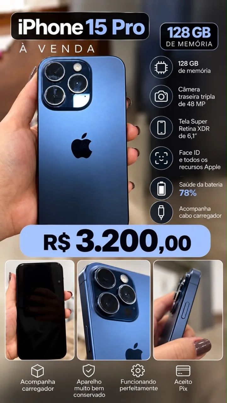iPhone 15 pro 128 Gb