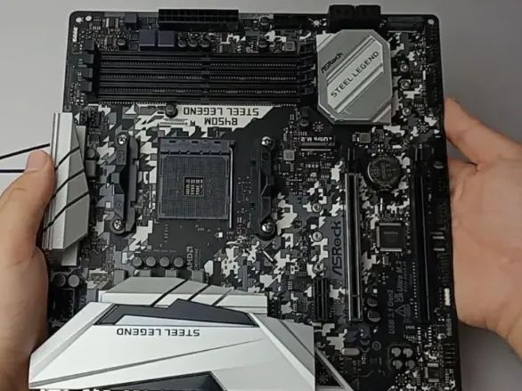Placa mãe steel legend B450M +  processador ryzen 7 5700g, UPGRADE, kit am4 ddr4