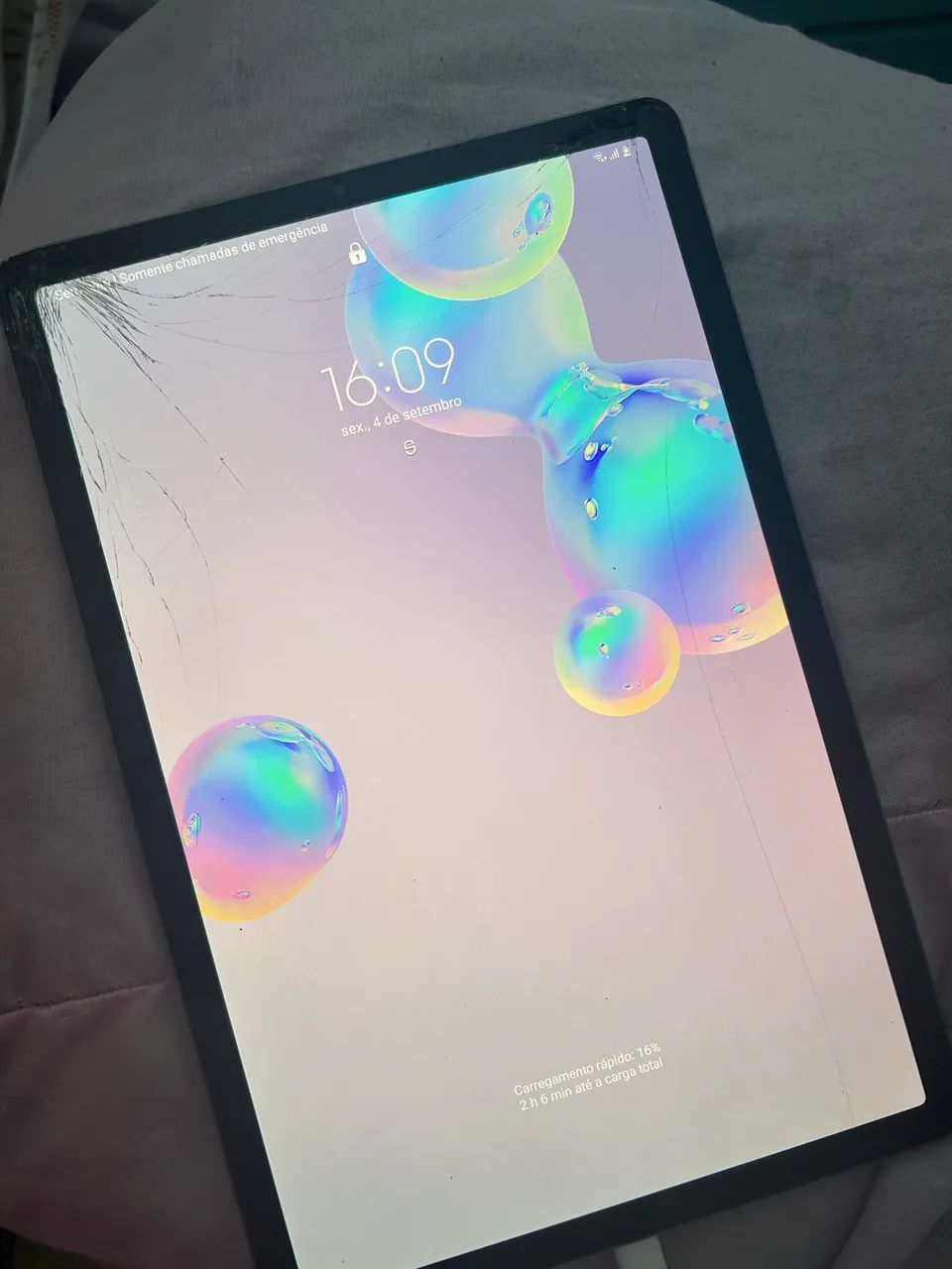 Tablet s6 ( NÃO É O LITE) funcionando precisa trocar tela  - Foto 5