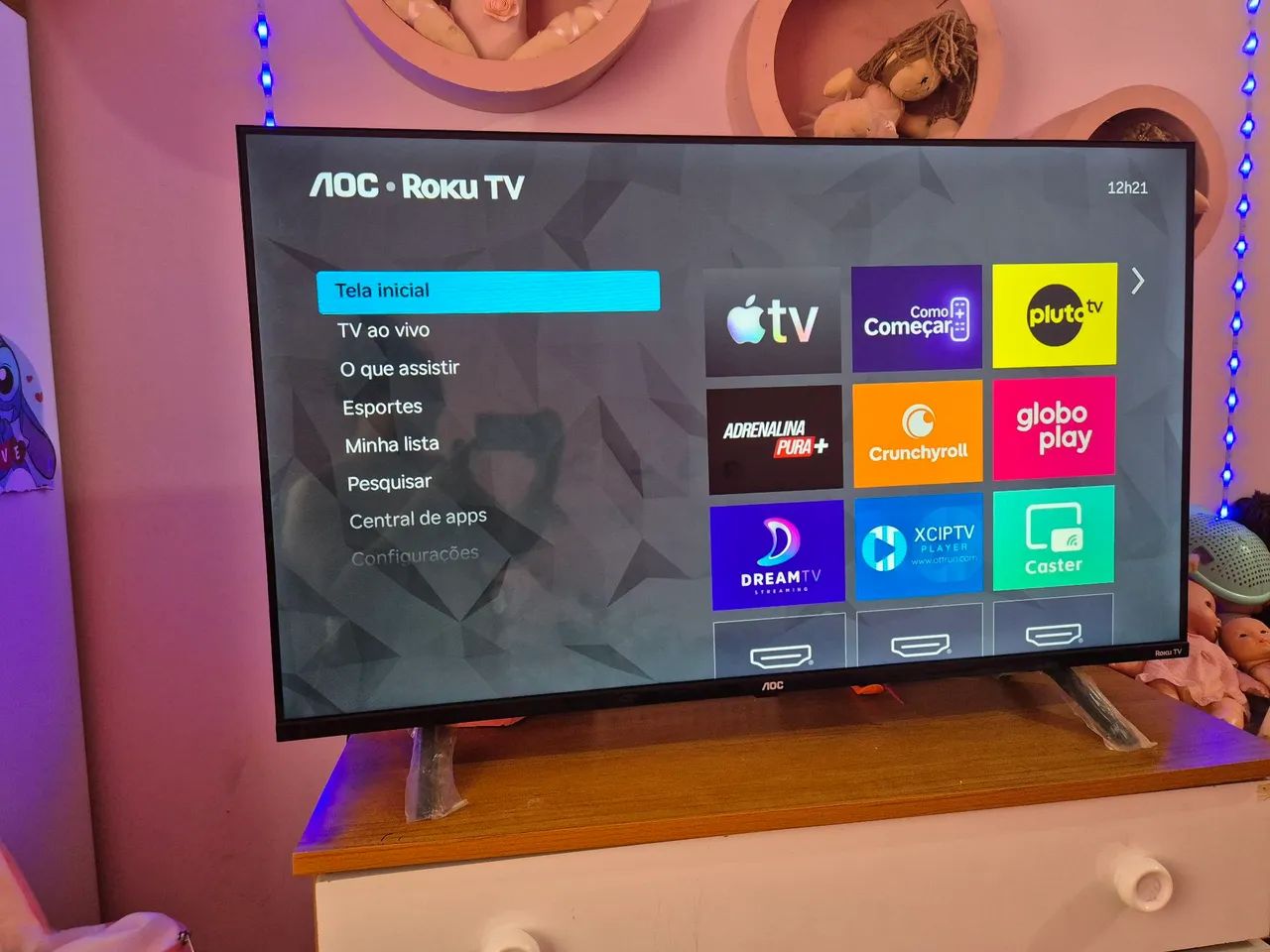 TV SMART AOC ROKU 43 POLEGADAS  - Foto 3