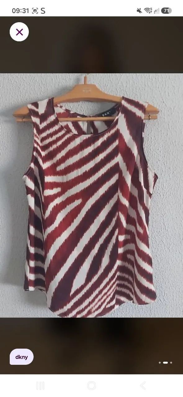 Blusa Donna Karan Nova York  - Foto 2