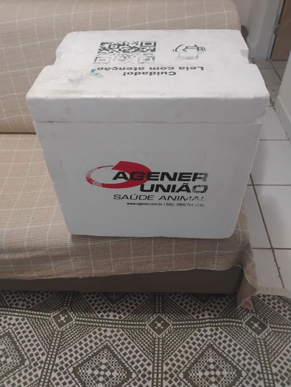  2 Caixas de isopor com gelo gel