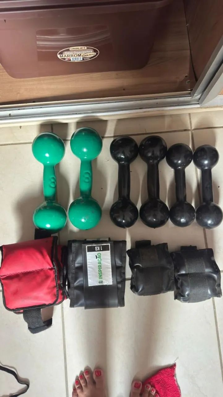 Kit para treino em casa!