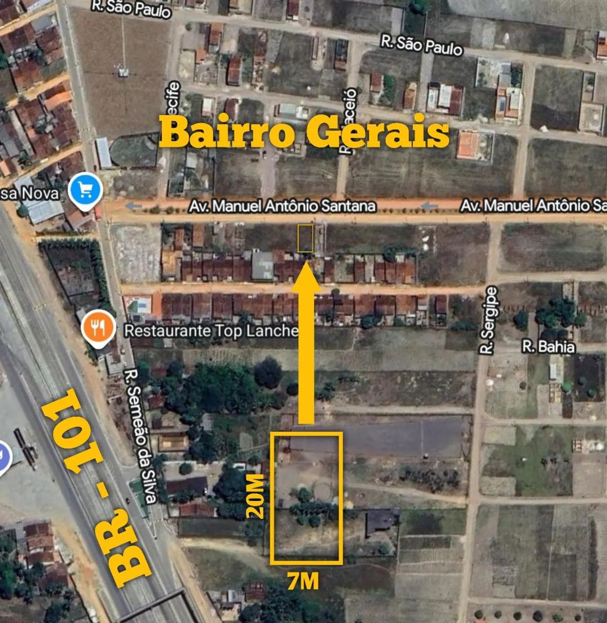 Terreno a venda e para propostas 7x20 140m²  - Foto 2
