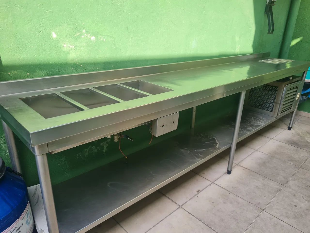 Mesa inox de 3x0,50m - Foto 4