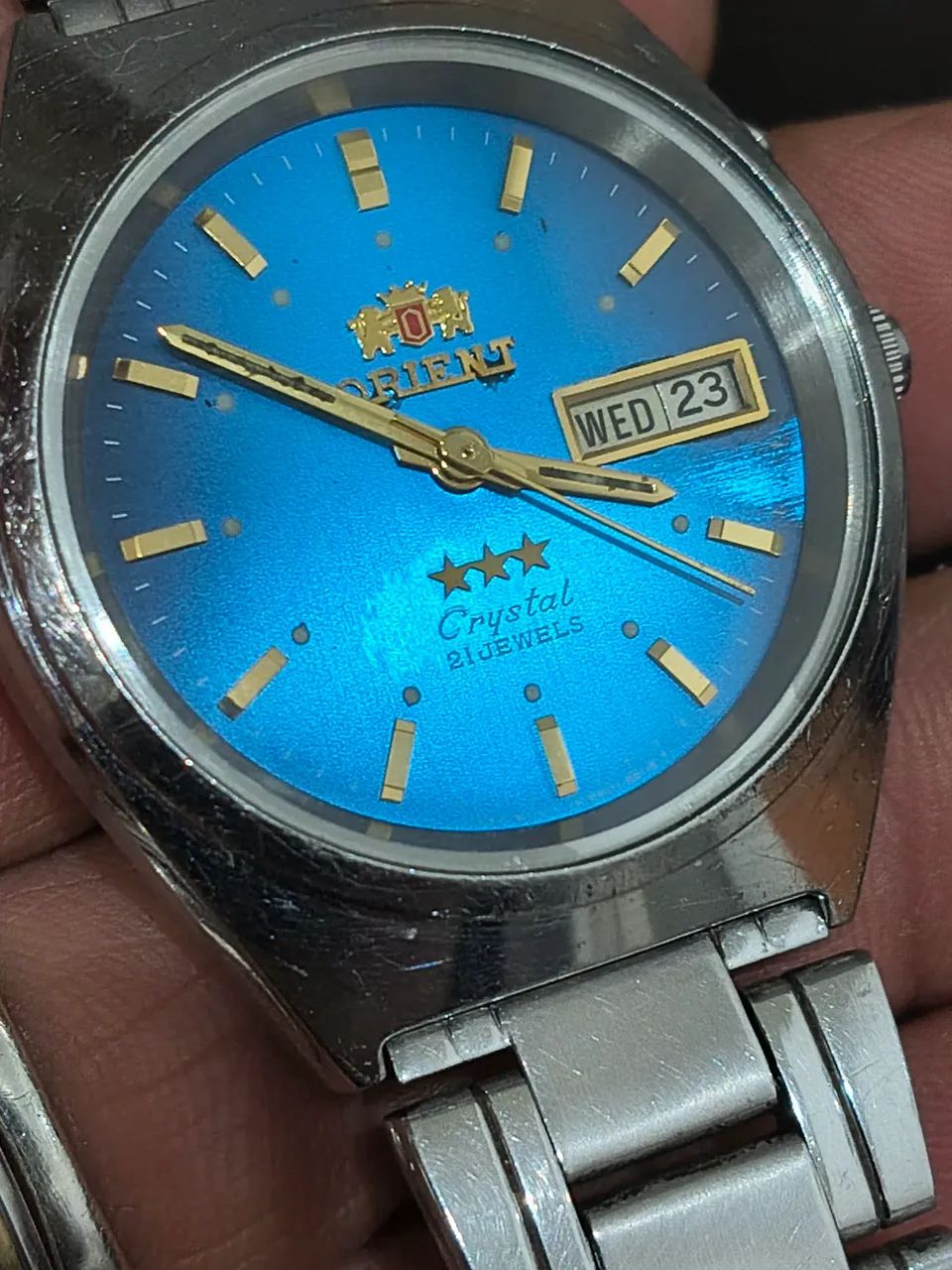 Relógio Orient automático azul  - Foto 2
