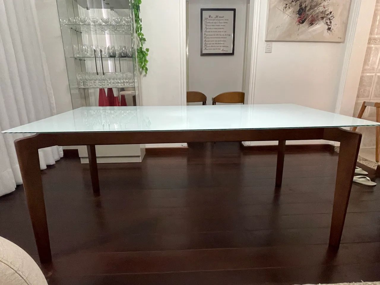 Mesa pé madeira maciça  - Foto 2