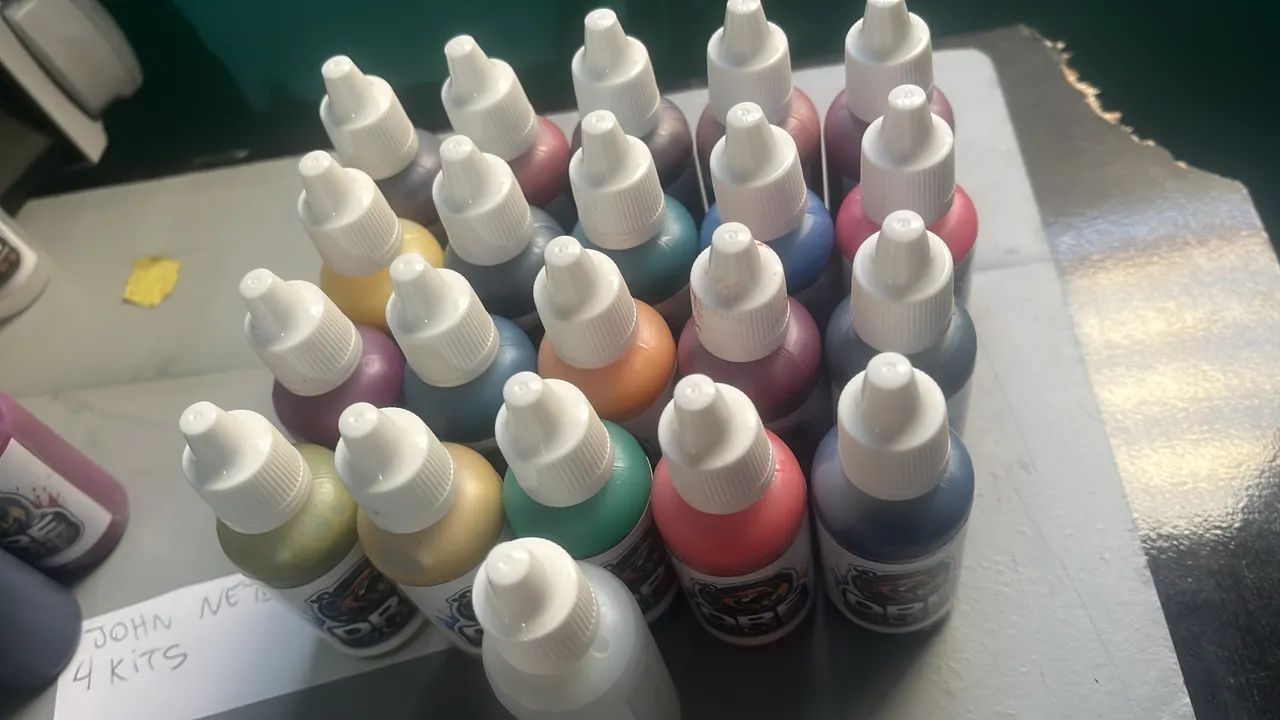 DRÉ colors Tintas para aerografo e modelismo é impressão 3D