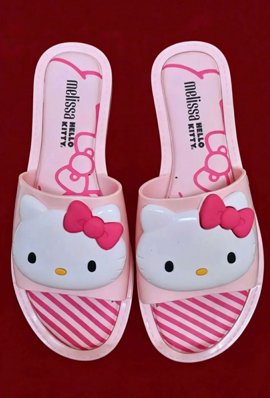 Chinelo hello Kitty Rosa 36 - Foto 2
