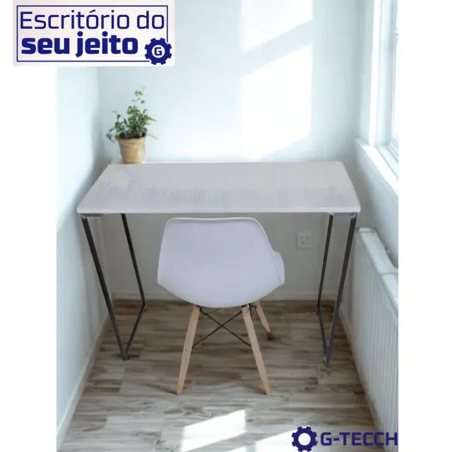 Mesa Industrial NOVA Multiuso para Escritório Notebook Computador Estudo Birô Gamer Office