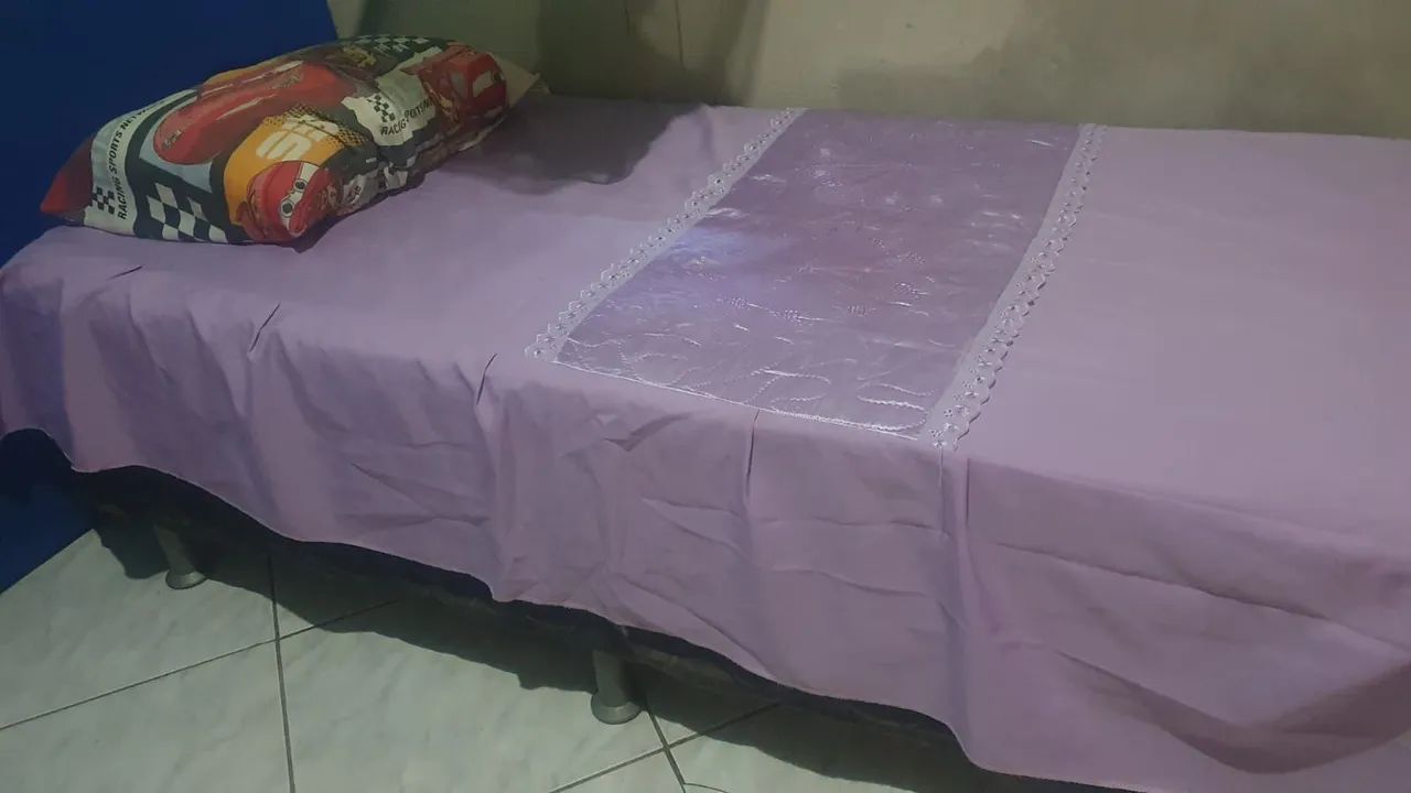 Cama box de solteiro